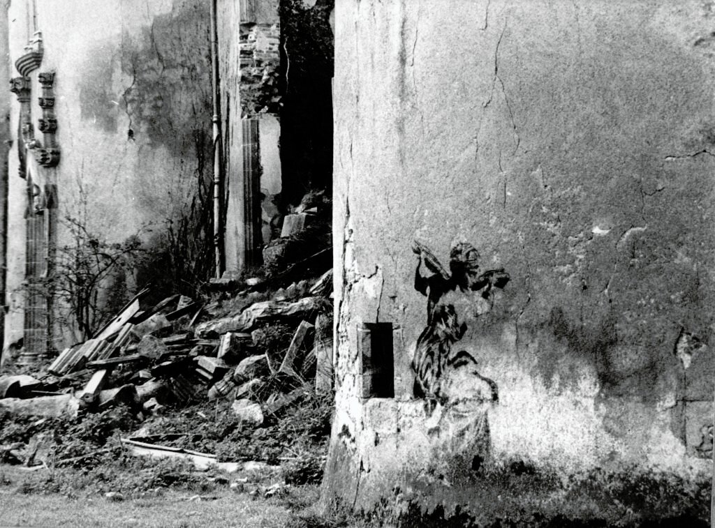 WK Blek le Rat Sibyl Chateau de Bagnac 1992 ©Sybille Prou