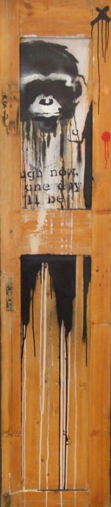 Banksy LaughNow Door L AndipaGallery (2)