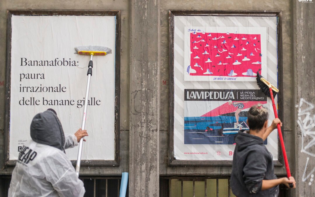 CHEAP e gli artisti di Solo in cartolina per il progetto “Saluti dal Mar Mediterraneo”