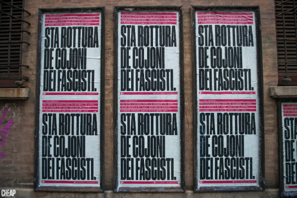 Cheap riapre la stagione con “sta rottura de cojoni dei fascisti”