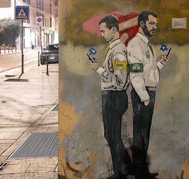 Salvini e Di Maio, Gattuso e Spalletti, Ronaldo e Ferragni: TvBoy è tornato a Milano