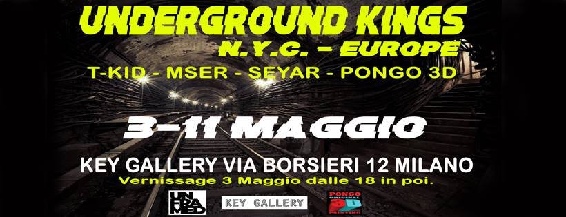 Alla KeyGallery apre Writing Collection – Underground Kings: l’intervista a Pongo