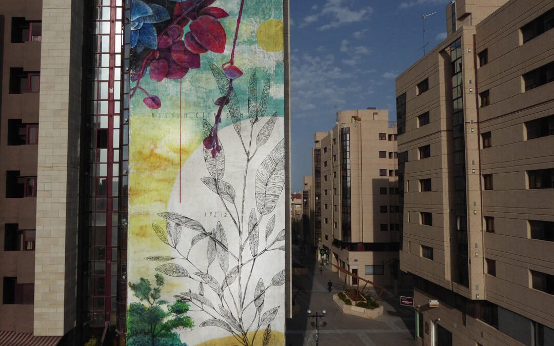 A Murcia è arrivata la primavera: l’intervento di Fabio Petani per lo Street Art Primavera Festival