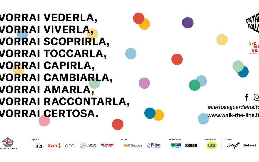 On The Wall: la Street Art va a Certosa, il quartiere colpito dal crollo del ponte Morandi