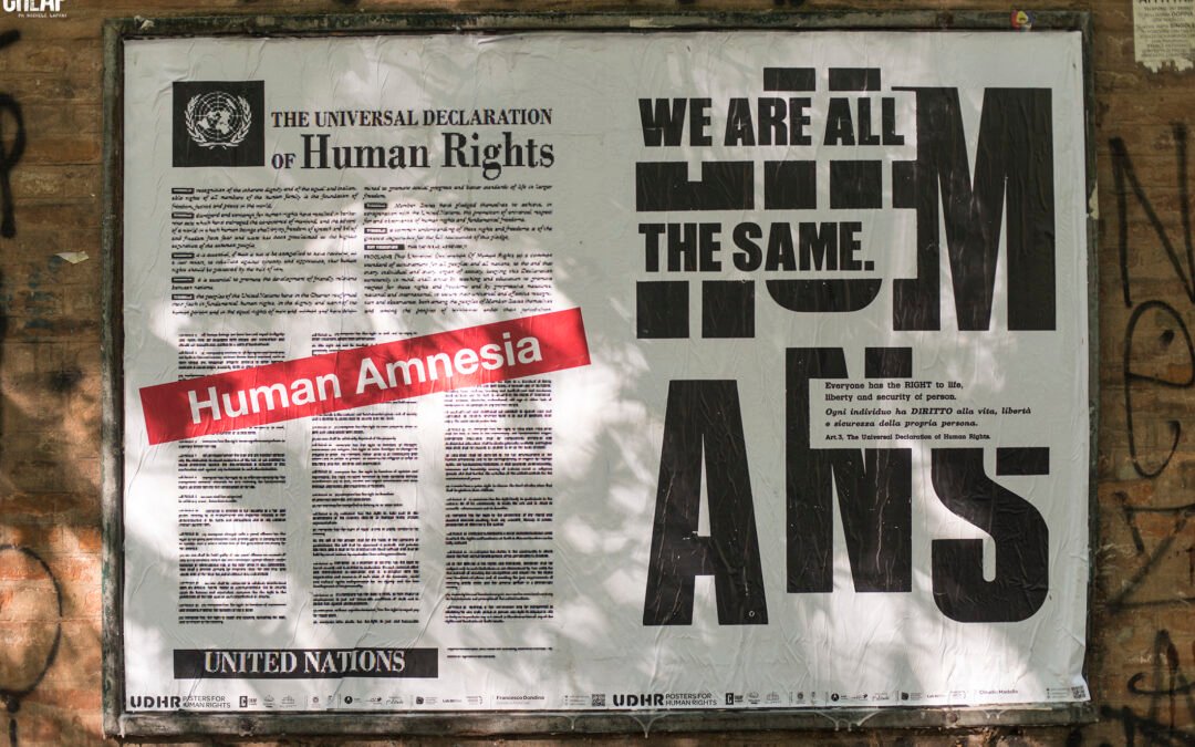 UDHR – posters for Human Rights: il nuovo lavoro di CHEAP per Resilienze Festival