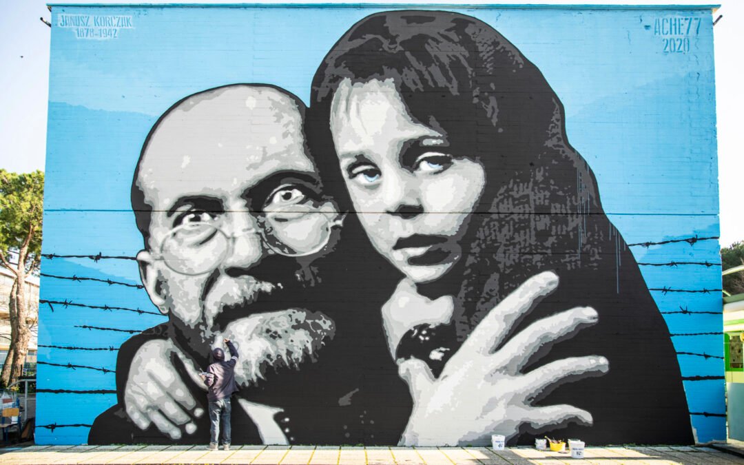 A Firenze Ache77 e Street Levels Gallery ricordano Janusz Korczak