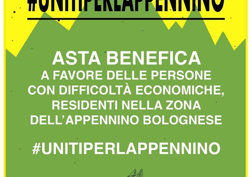 #unitiperlappennino, l’asta benefica di Pennelli Ribelli