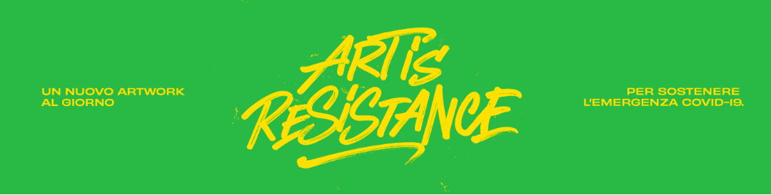Art is Resistance, racconto e asta benefica a opera di Collater.al