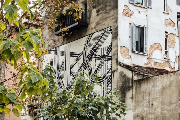 L’opera di Sten & Lex per Residenza Urban Art ex Convitto Trotter