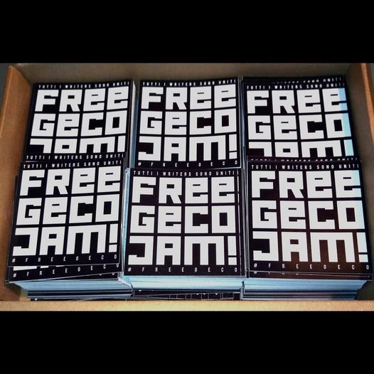 A Roma la #FreeGecoJam in solidarietà a Geco torna sulla modifica dell’articolo 639 del Codice Penale