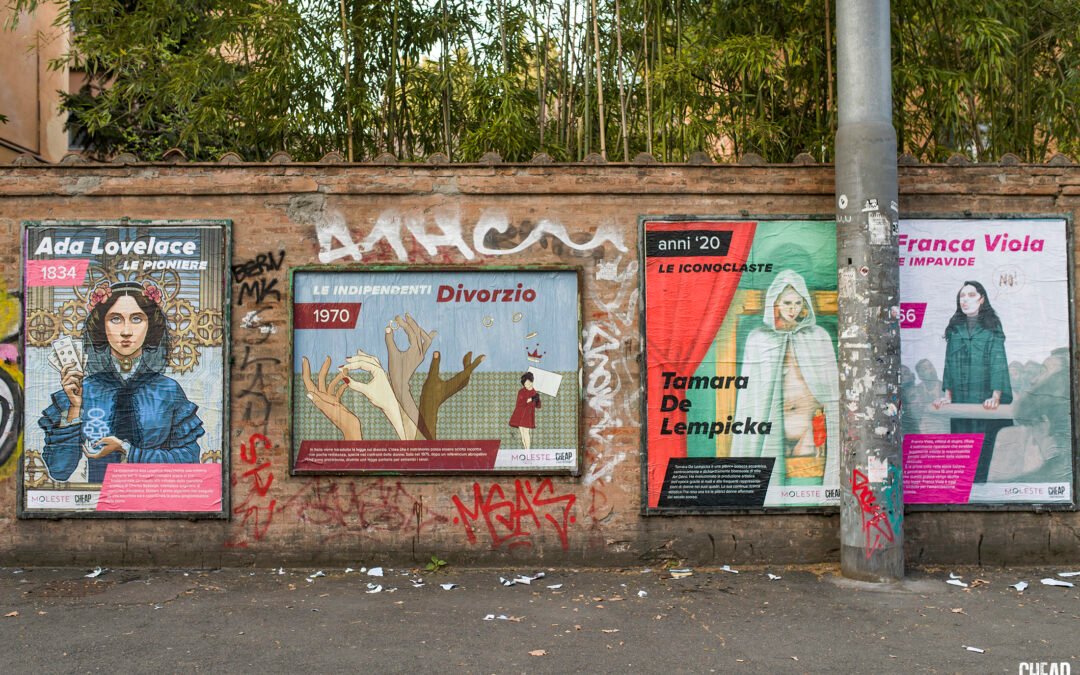 “LE articolo autodeterminativo”: il nuovo intervento di CHEAP e Moleste a Bologna