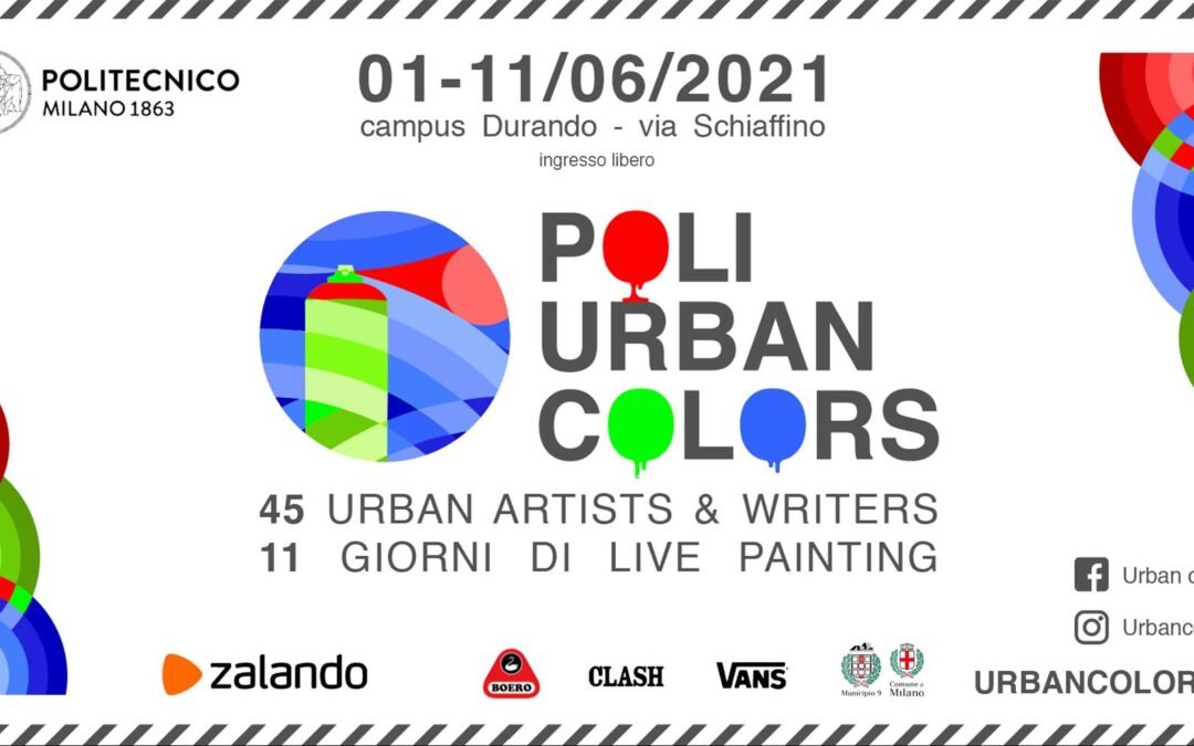 Torna Poli Urban Colors: al Politecnico Bovisa di Milano 45 tra writer e urban artists