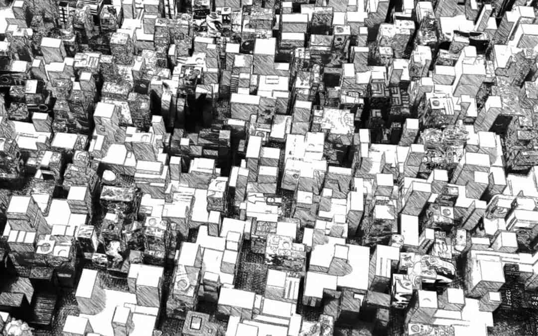 Viaggio nella città di Modulopoli, il nuovo progetto artistico di Federico Marcoaldi