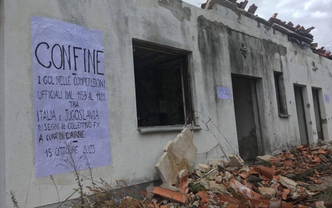 Il progetto spontaneo di Collettivo FX ed Enrico Carne nelle ex dogane abbandonate