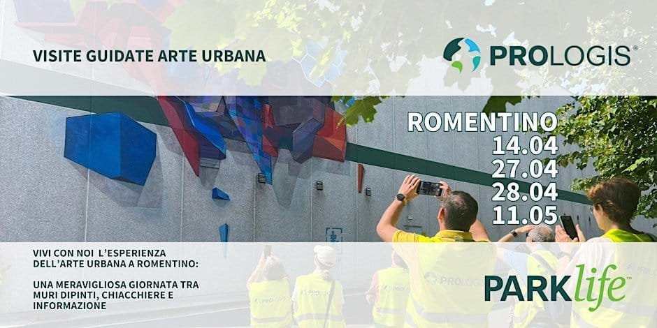 Urban Art Tour @ Prologis Romentino (NO) – 11 maggio 2024 ore 10.30 e ore 12.00