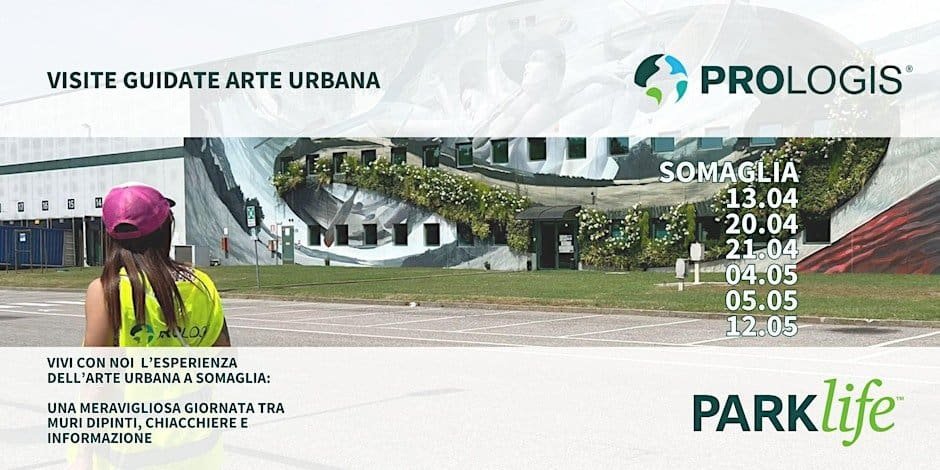 Urban Art Tour @ Prologis Somaglia (LO) – 12 maggio 2024 ore 10.30 e ore 12.00