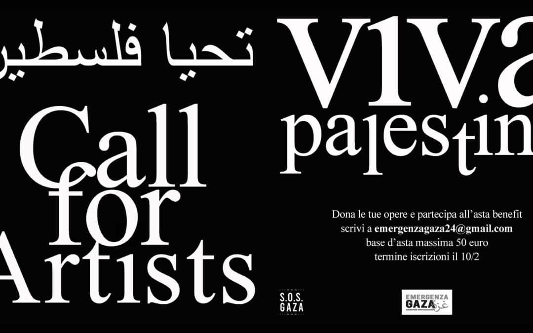 Al Leoncavallo S.P.A. di Milano una call for artists, un’esposizione e un’asta benefica per Gaza