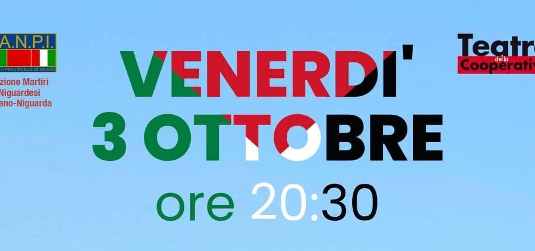 Presentazione progetto “Memoria e murales in rete” e proiezione film “No Other Land” @ Teatro della Cooperativa (MI) – 3 ottobre 2025, ore 20.30